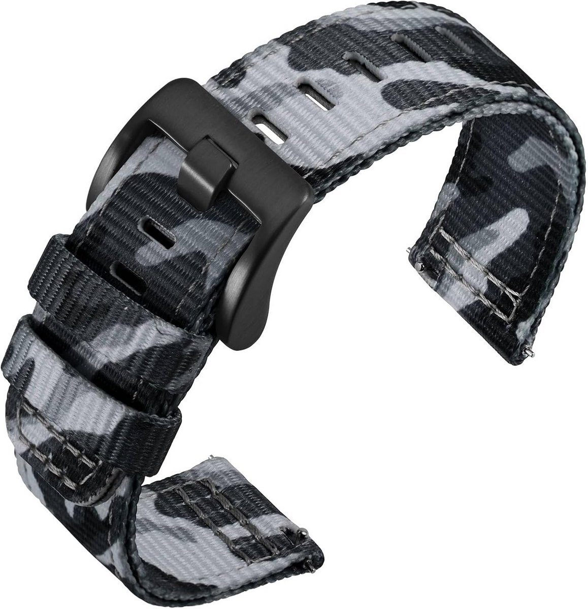 Nylon Horlogebandjes met Snelsluiting Militaire Stijl voor Heren in 18mm, 20mm en 22mm