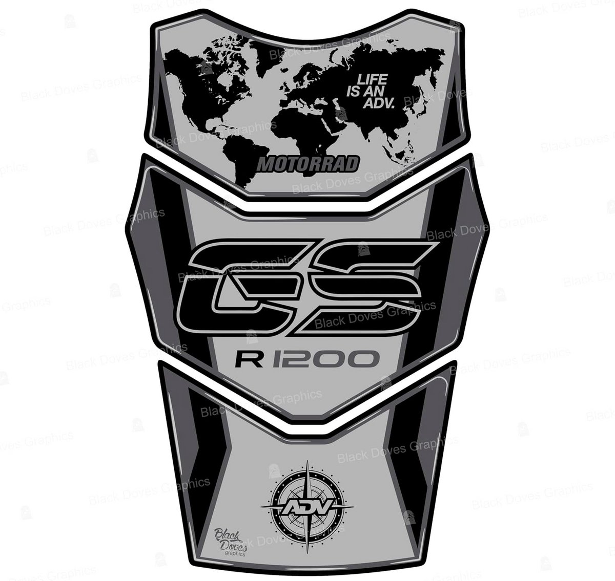 3D Hars Tankpad Tankbeschermer voor Motorfiets R1200GS (2004-2007)
