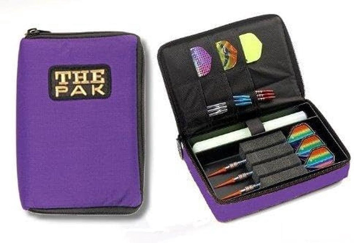 Darttas - Dart etui - Dart accessoires - Ruimte voor 2 sets - Compact formaat - Paars