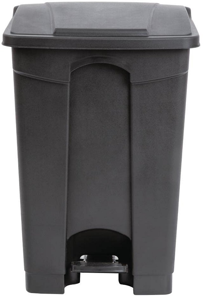 Ronde Zwarte Keukenpedaalemmer 45 Liter - Soft-Close Touch Bin