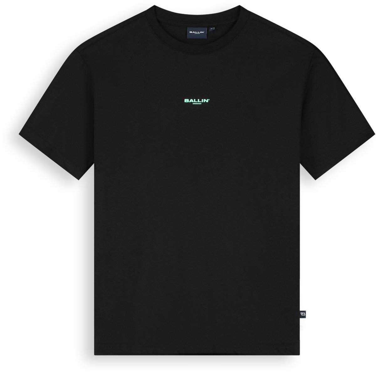 Ballin Amsterdam - Jongens Loose fit T-shirts Crewneck SS - Black - Maat 6