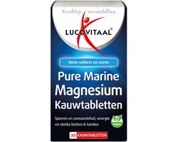 Lucovitaal - Marine Magnesium Kauwtabletten - 30 kauwtabletten - Voedingssupplement