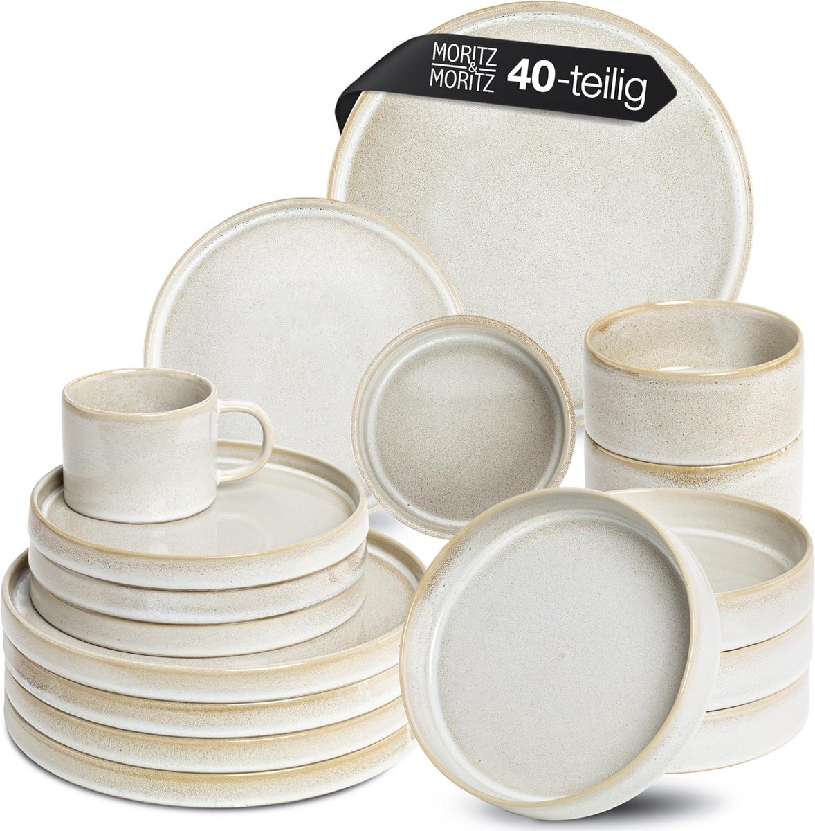 Serviesset 8 Persoons - Serviessets - Bordenset - Chique Bordenset - Porselein - Servies