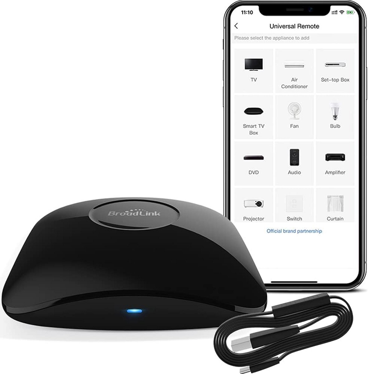 Universele Smart Home Afstandsbediening Hub met Temperatuur en Vochtigheidssensor