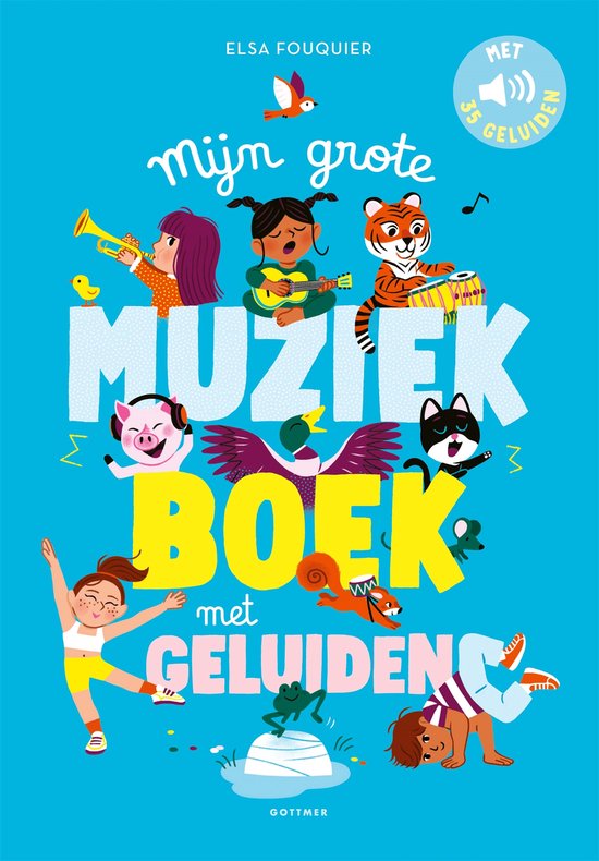 Mijn grote muziekboek met geluiden - cover