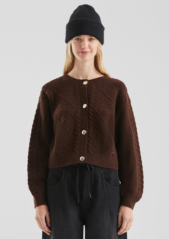 QS - female - Vest met kabelpatroon