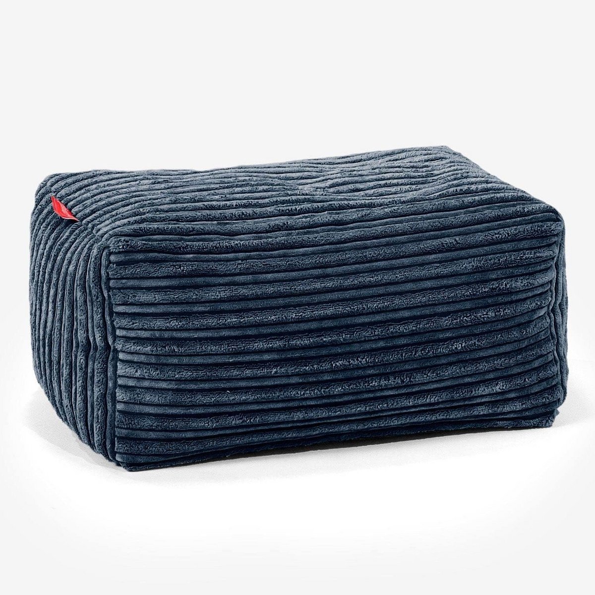 Zitzak Poef - Voetenbankje Poef - Ontspannen Zitten - Kindveilige Rits - 35 x 45 x 20 cm - Marineblauw