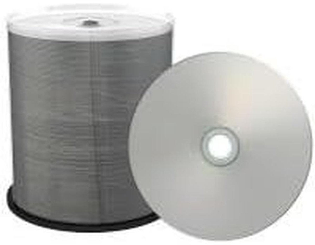 52x Speed CD-R Datalagers, 700MB Opslag, 100 Stuks Cakebox, Inkjet Printbaar