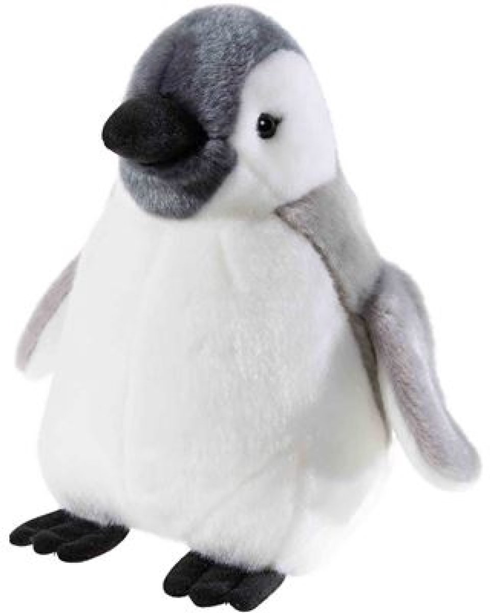 Heunec knuffel pinguïn groot 25cm - zachte pluche speelgoed.
