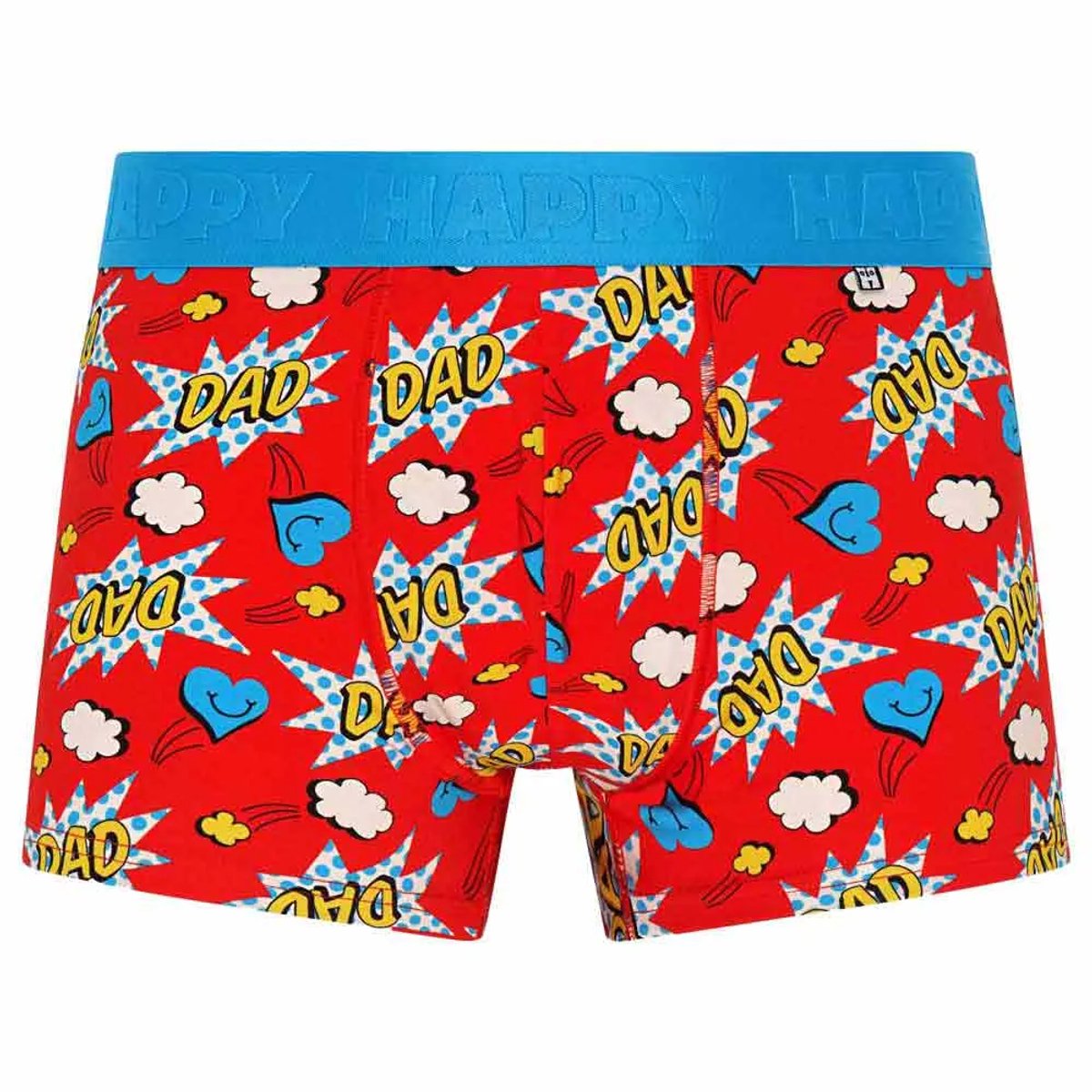 Happy Socks - 1-Pack Super Dad Short Boxer - Heren - Ondergoed
