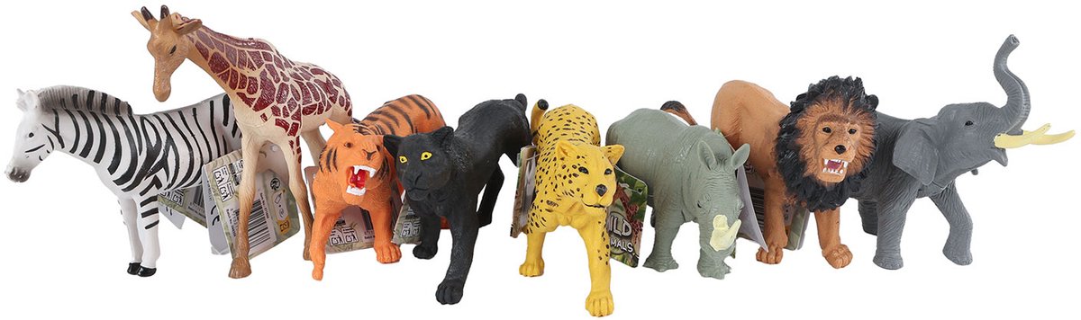 Van Manen Wilde Dieren Jungle Expedition - realistische kunststof dieren - Assorti