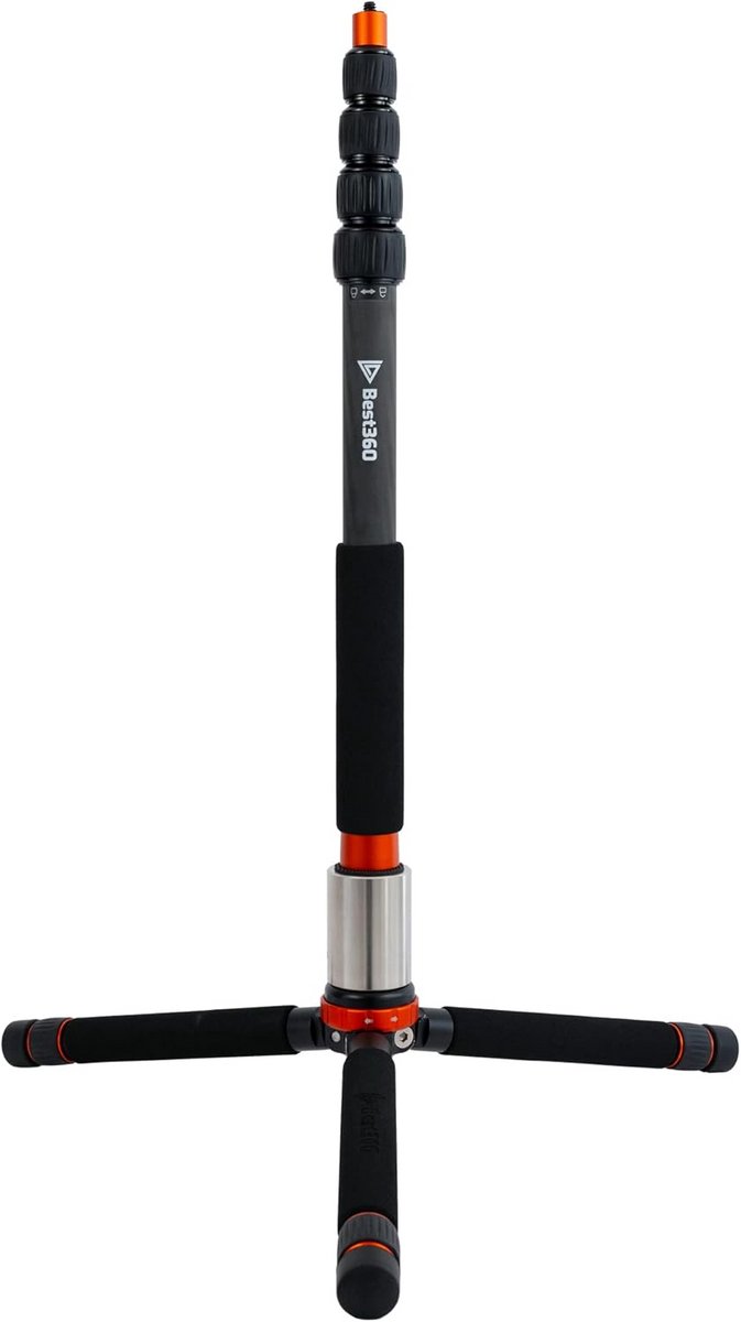 Modulaire Carbon Fiber Monopod Camera & Telefoon Statief 2-in-1