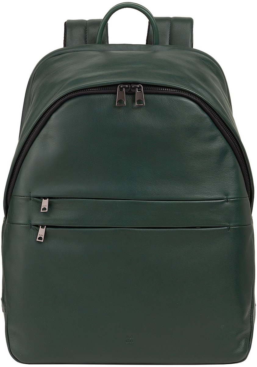 DuDu New York Dagrugzak Leder 41 cm Laptopvak - 42cm (17 duim) - mangrove