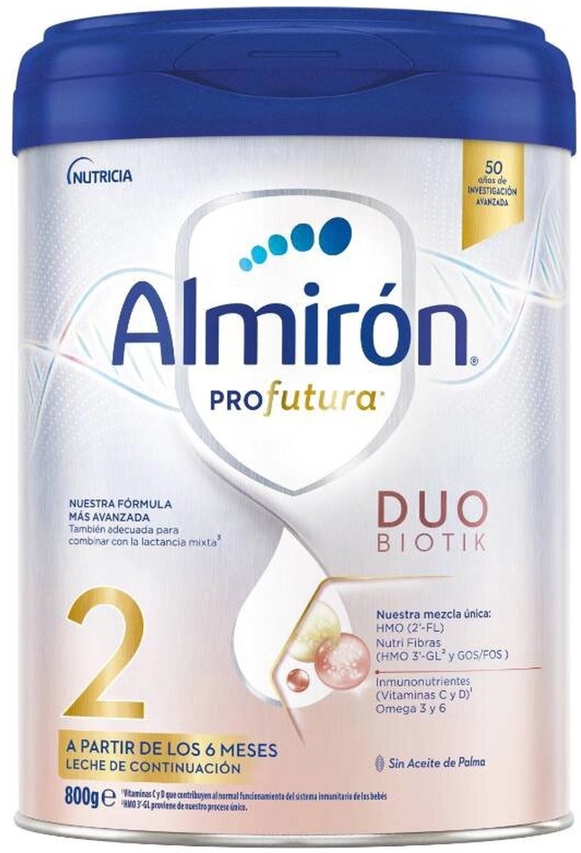 Almirón Profutura Duobiotik 2 800 g de poudre|Almirón Profutura Duobiotik 2 800 g of powder|Almirón Profutura Duobiotik 2 800 g de poudre