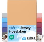 etérea Hoeslaken Jersey 140x200 - 160x200 cm Oekotex Made in Green - 100% coton - Sable