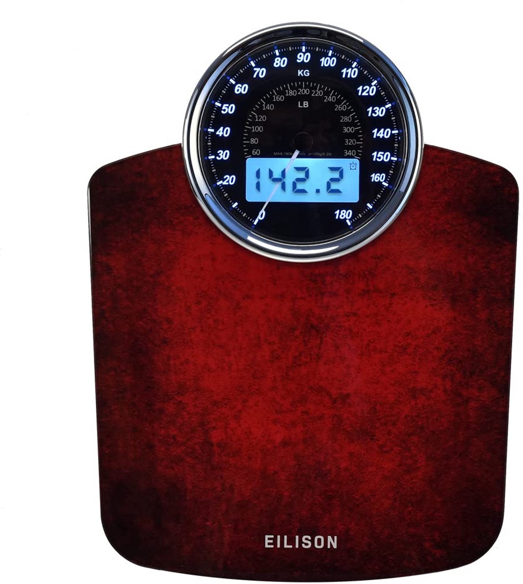 Digitale Personenweegschaal Rood