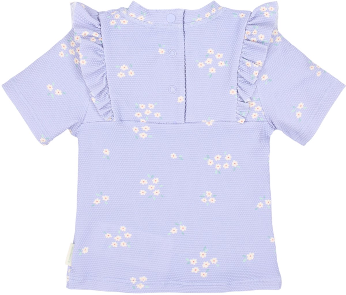 Little Dutch Zwemshirt Korte Mouwen en Broekje - Dreamy Lavender - 74/80 Paars
