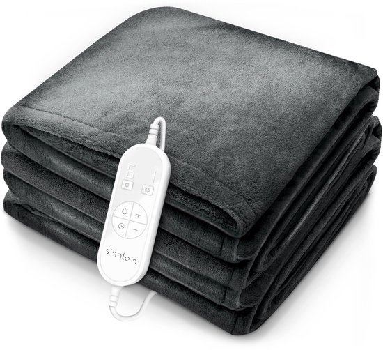 sinnlein® Warmtedeken Pluche 180 x 130 cm met Timerfunctie - DWD-Company GmbH & Co. KG - €41,95