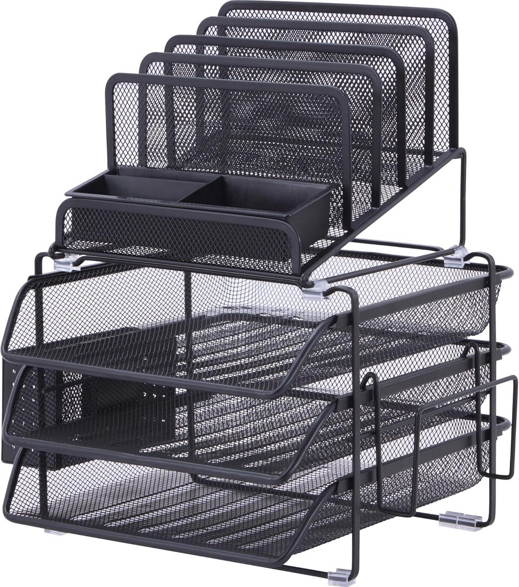 Desktop Organizer met Lades en Vakken voor Bureauopslag