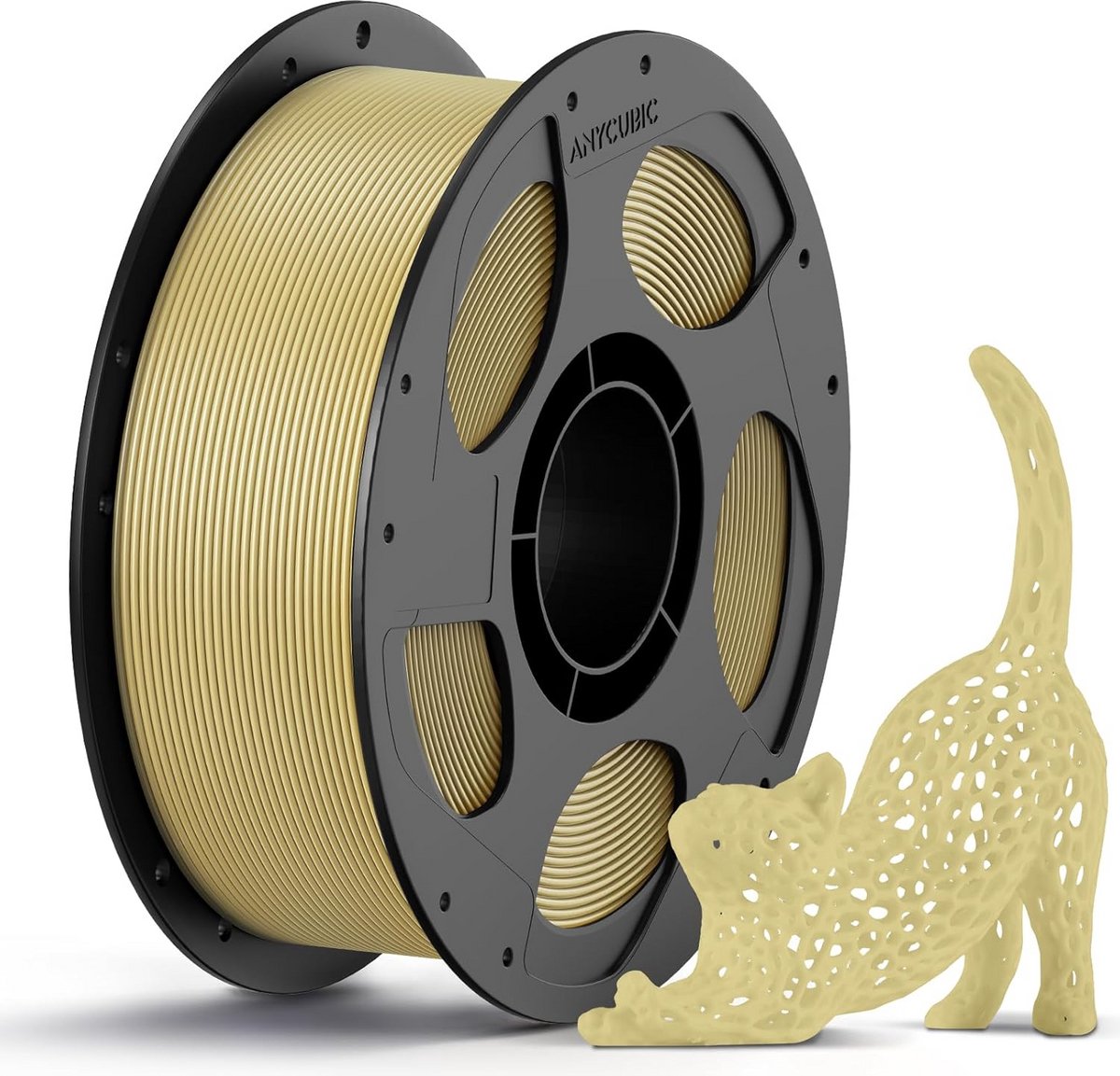 PLA Filament 1.75mm 1KG Lichtbruin - Hoge Precisie 3D Printer Materiaal