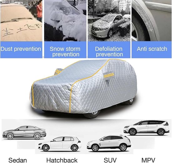 Universele XL Anti-Hagel Autohoes - Waterdicht, Sneeuw- en Zonbestendig van Universele — afbeelding 5