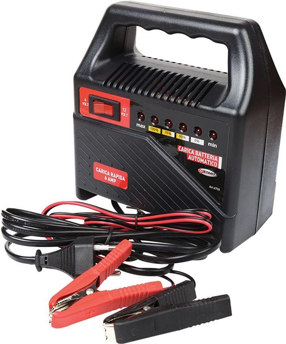 Snellader voor 12V Accu 6 Ah