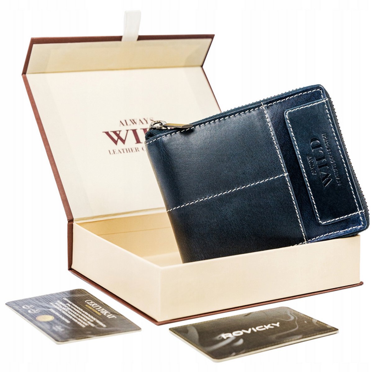 Always Wild - Heren Portemonnee - Elegante Look - RFID Bescherming