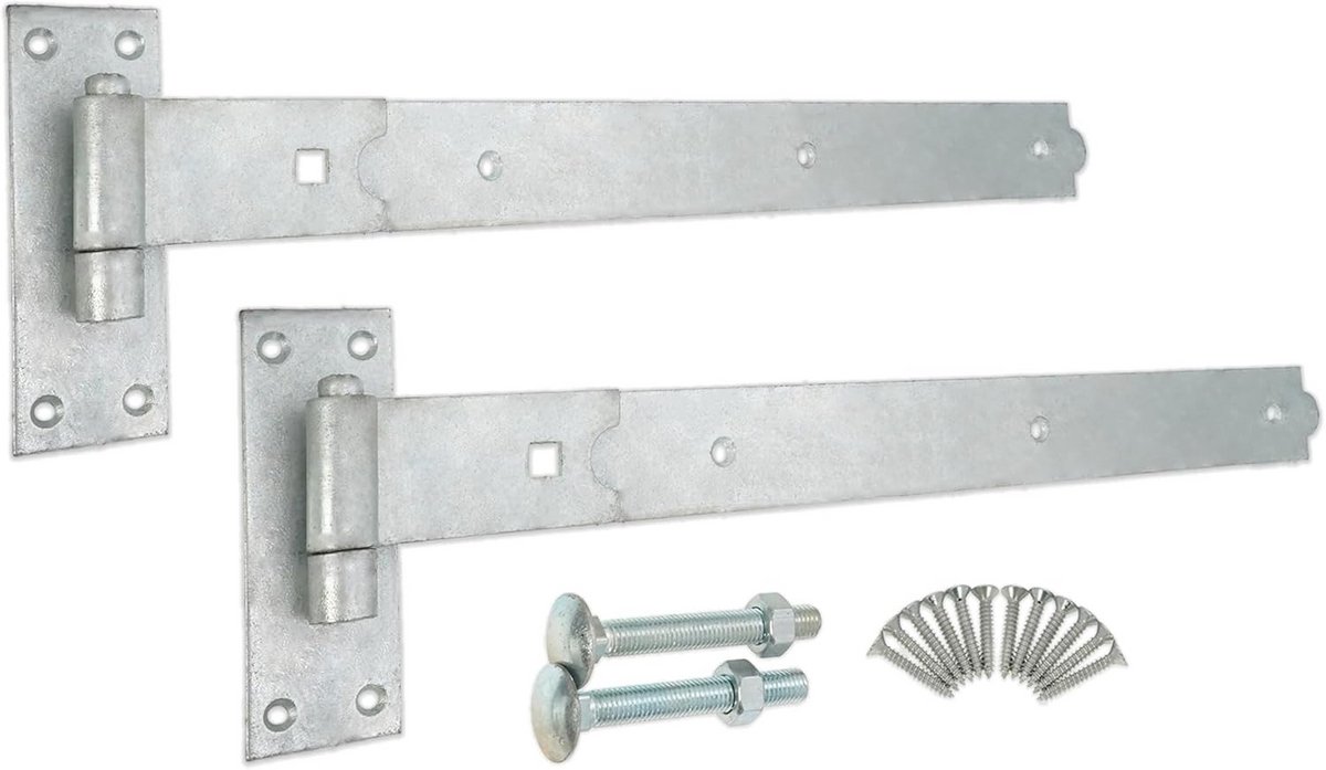 Zware Garagedeur Scharnieren voor Schuur en Poort - Rechte Bandhangers