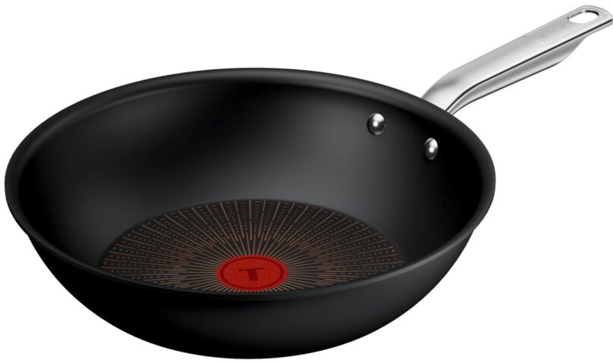 Tefal Experience - Wokpan - 28 cm - Fusion Core - Anti-aanbaklaag - Inductie - Ergonomisch