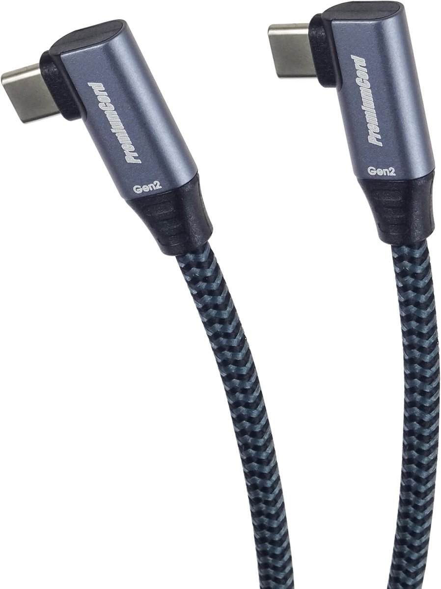 Supersnelle USB-C 3.2 Gen 2x2 Kabel 20 Gbit/s & 100W Opladen - 0,5 Meter