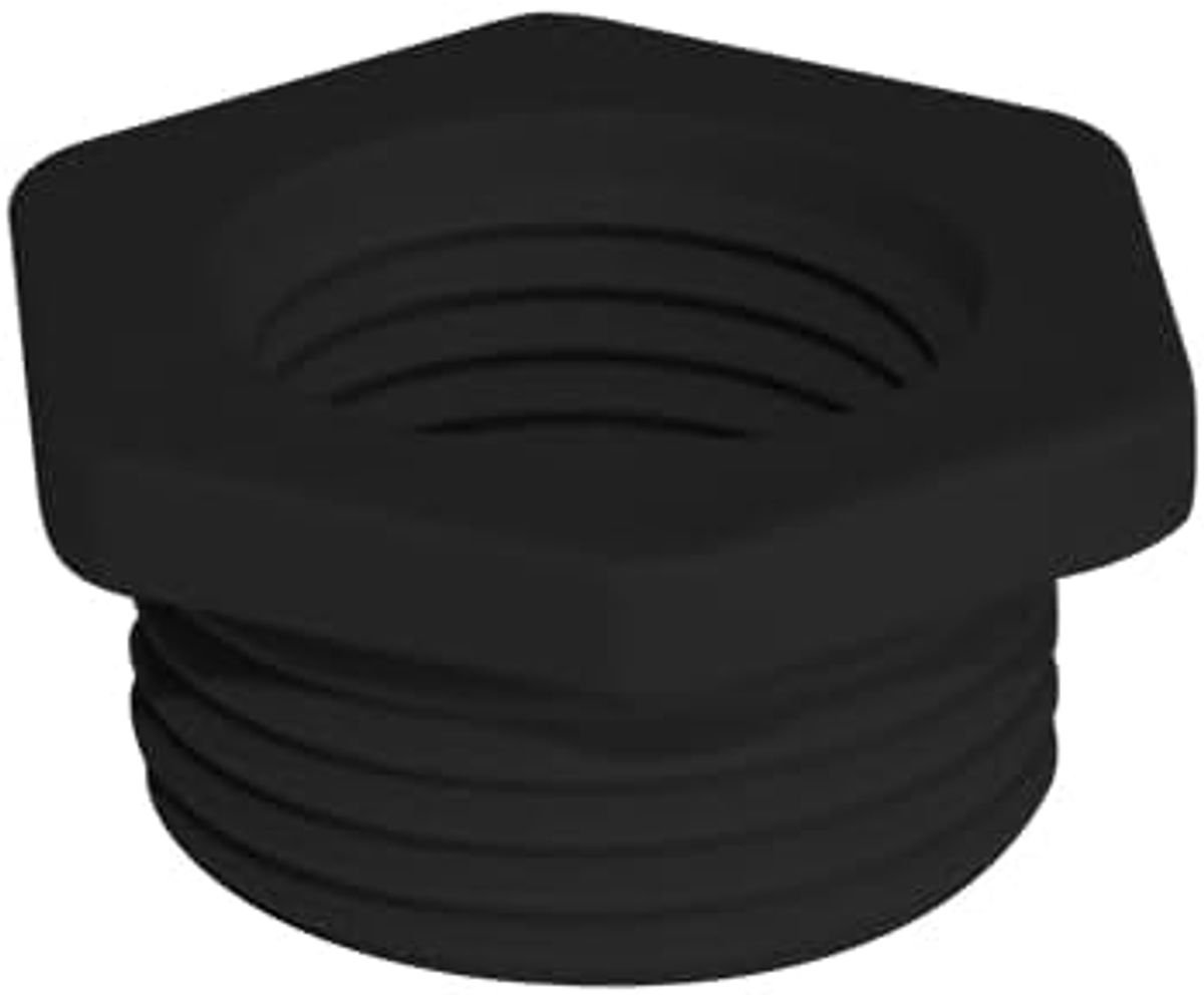 3 stuks Kalitec 7008250 verloopstukken M50/M20 kunststof zwart