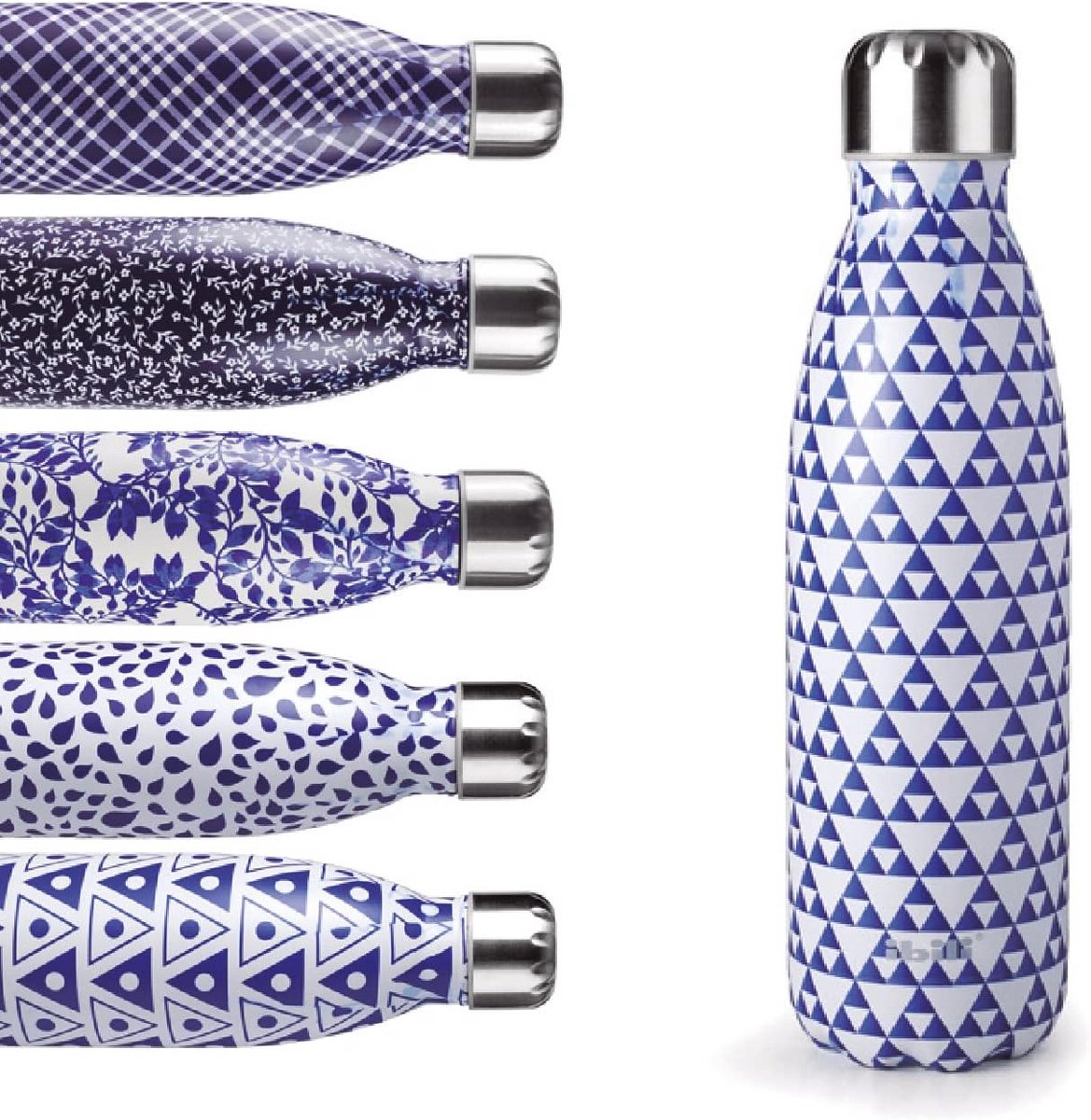 Thermosfles 500 ml Blauw Dubbelwandig Roestvrij Staal