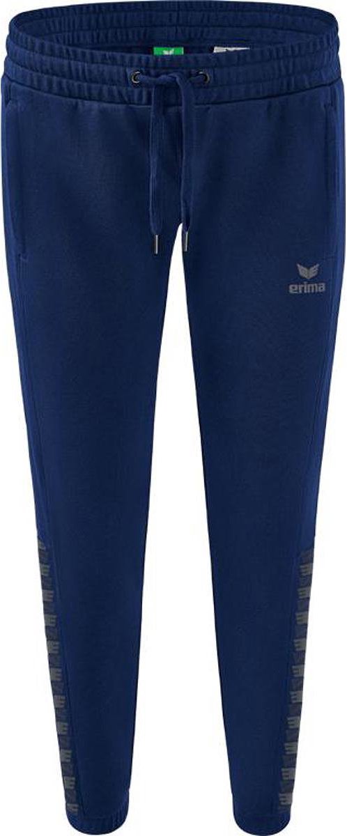 Erima Essential Team Sweatbroek Dames - New Navy / Slate Grey | Maat: 44