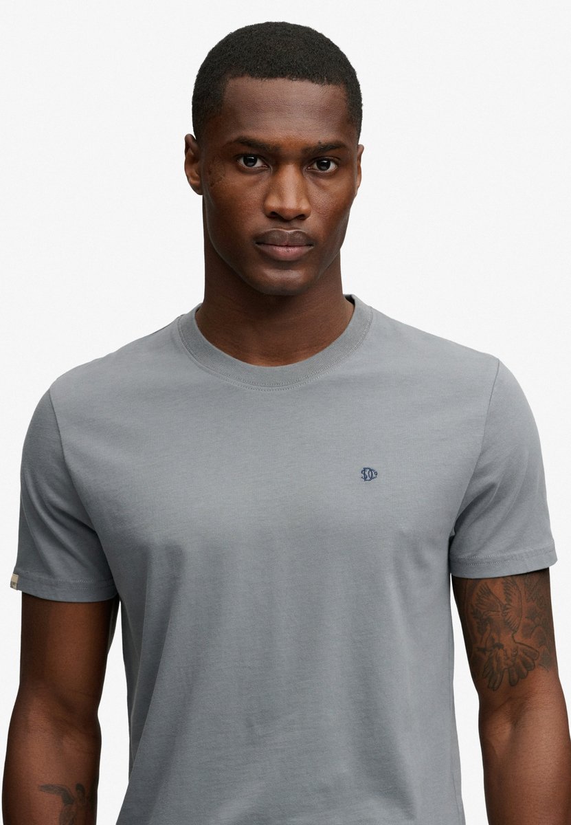 Superdry SD&Co Logo Geborduurde T-shirt Heren T-shirts Marineblauw