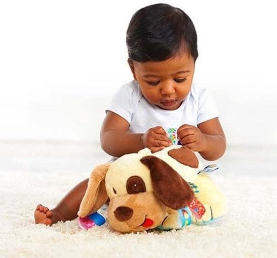 Pluche Dier - Knuffel Olifant - Baby Speelgoed - Zachte Labels - 18 cm - Meerkleurig — afbeelding 2