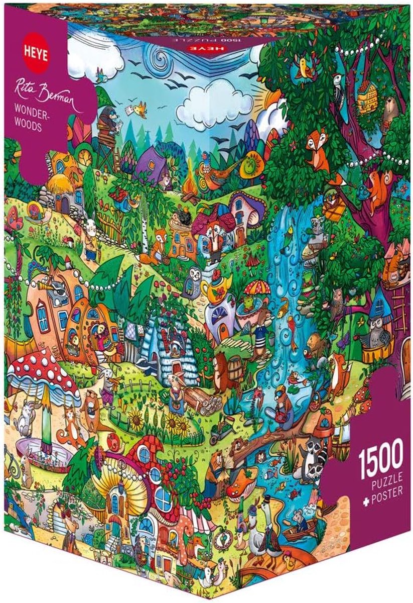 Puzzel 1500 Stukjes - Inlegpuzzel Puzzelspel - Ontspanning Thuis - Unieke Afmetingen - 80x80cm - Wit