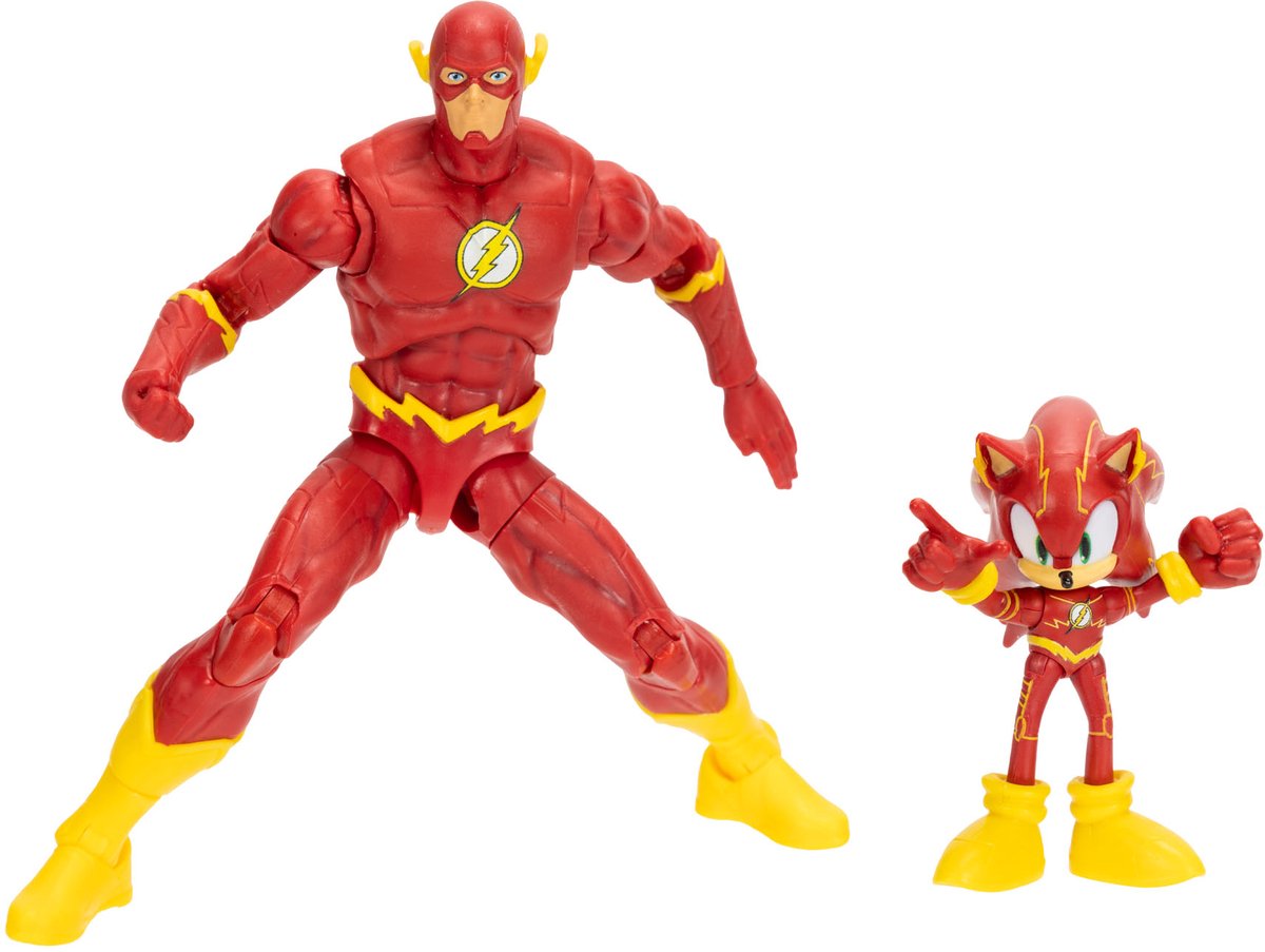 Sonic & DC The Flash Figuren – 6 en 13 cm – Multipack