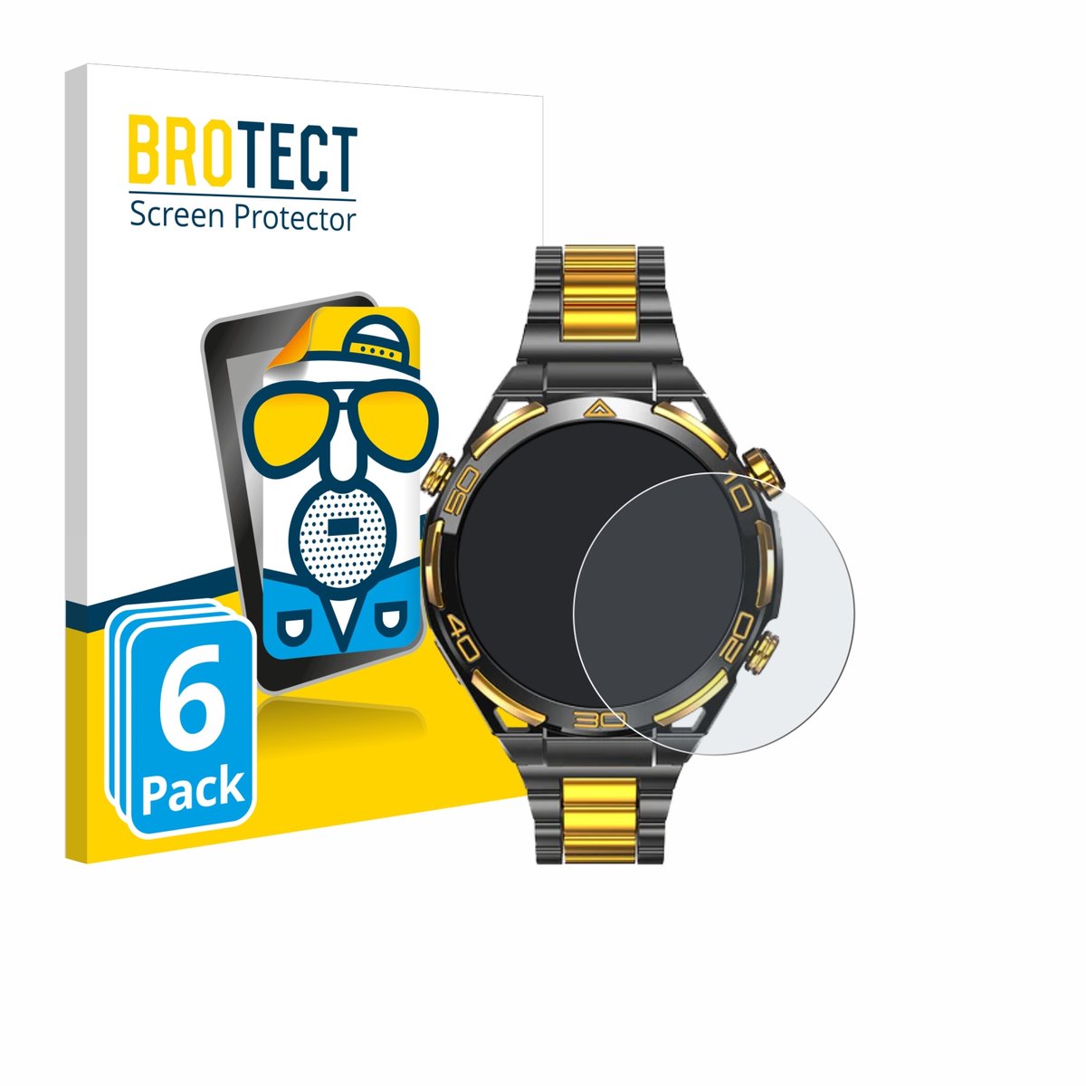 BROTECT - Screenprotector voor Blackview W90 Pro - Folie Beschermfolie matte 6 Stuks