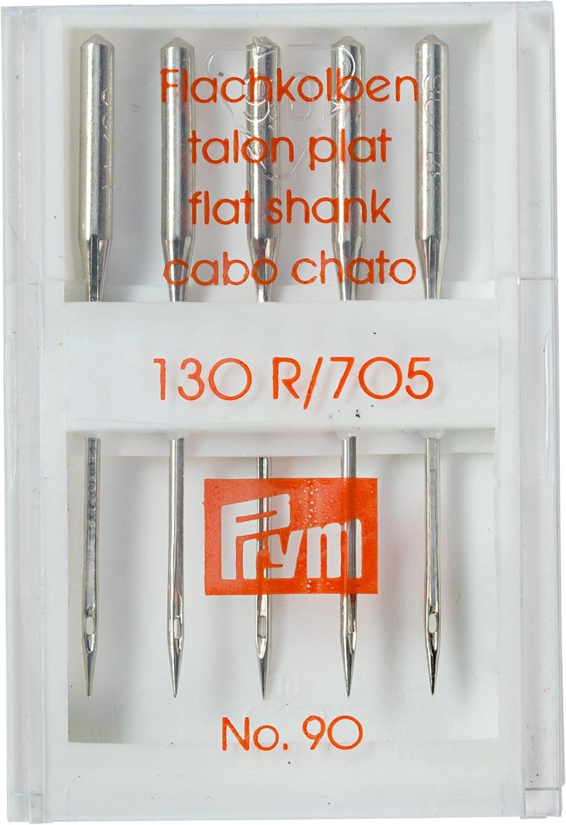 Naaimachine naalden - Universele naalden - Naaiwerk - Platte kolf - 90 - Zilverkleurig