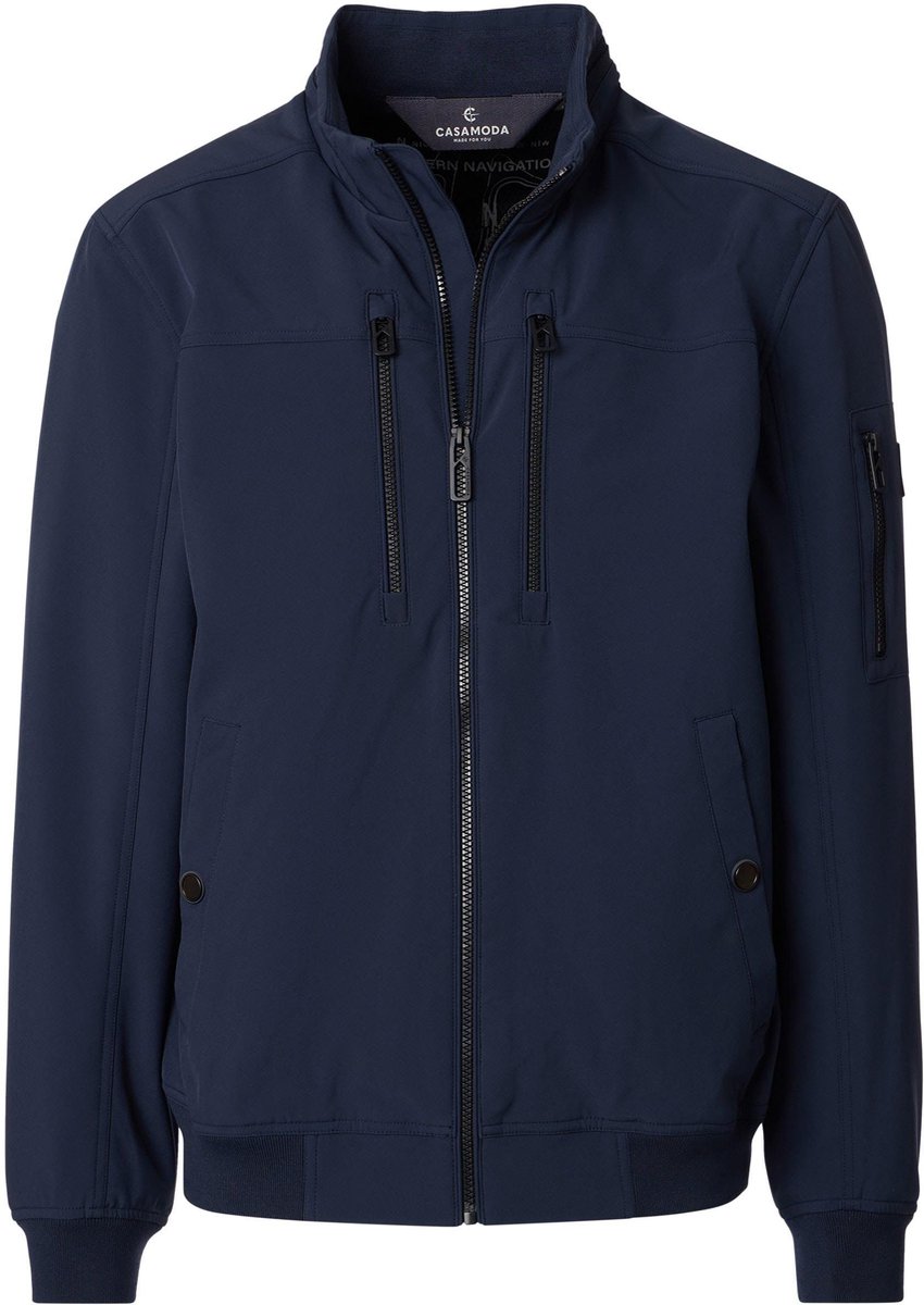 CASAMODA Jas Softshell Navy - Maat M - Heren - Tussenjas