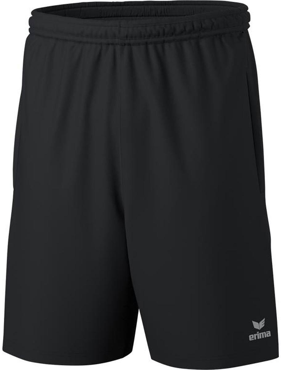 Erima Team Short Kinderen - Zwart | Maat: 152
