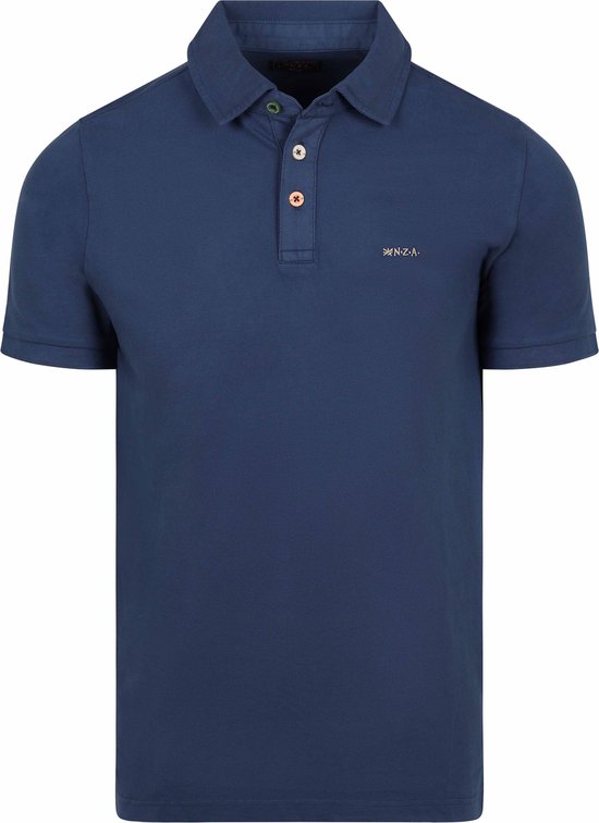 NZA Polo Hawera Donkerblauw (navy) Sky - Maat S - Heren