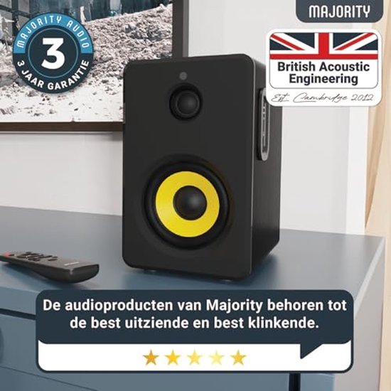 Boekenplank Speakers - HiFi Speakers - Stereo Speakers - audio set van Merkloos — afbeelding 4