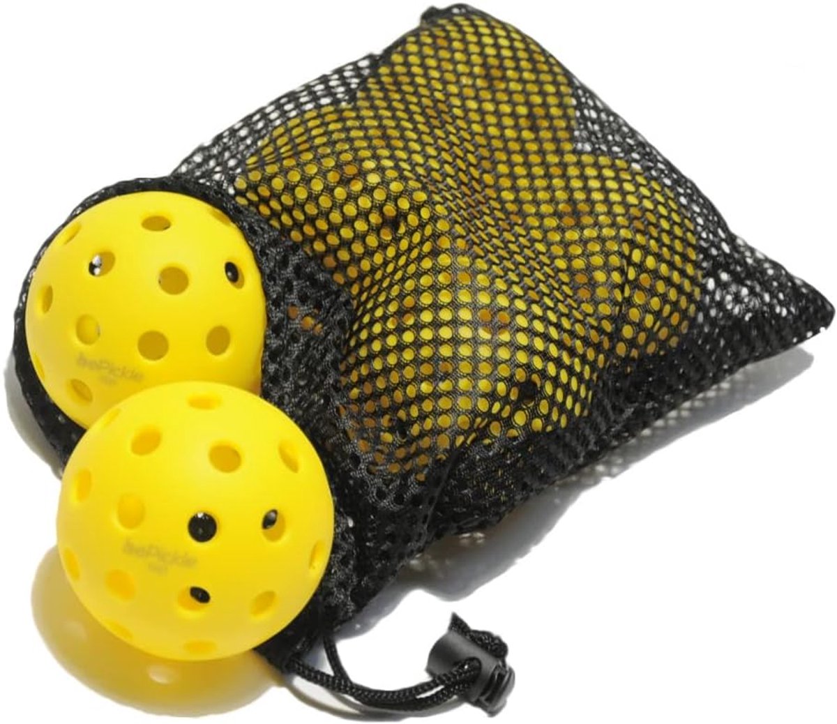 Pickleball Ballen - Outdoor Ballen Set - Sporten Buiten - Gevormd Ontwerp - 72mm Diameter - Beige