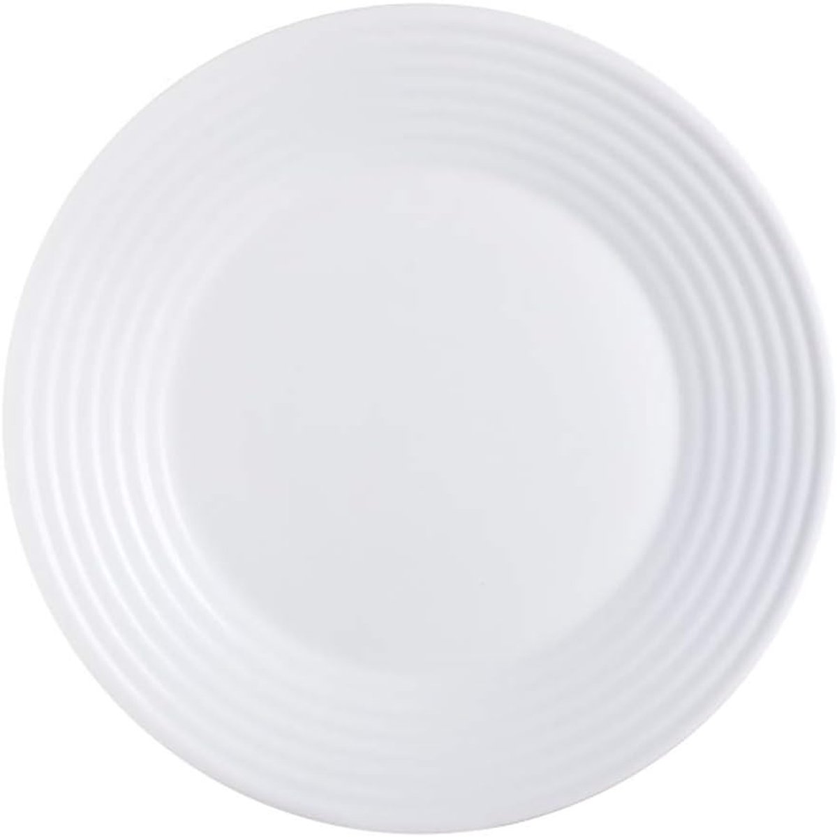 Platte borden - Dessertborden - Dagelijks gebruik - Vaatwasmachinebestendig - 19 cm - Wit