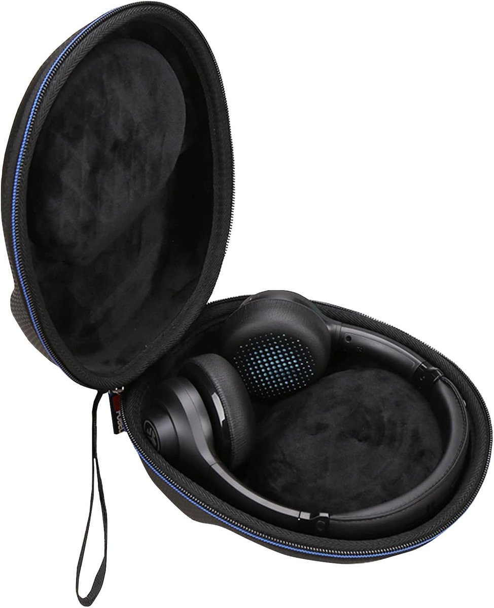 Draagbare Hoofdtelefoon Tas - Opberg Case - Veilige Opslag - Schokbestendig EVA Materiaal - 21 x 19 x 9 cm