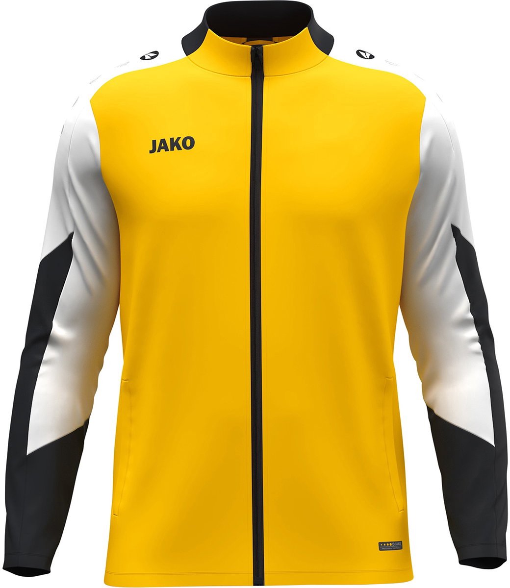 Jako Dynamic Polyestervest Heren - Geel / Wit / Zwart | Maat: XL