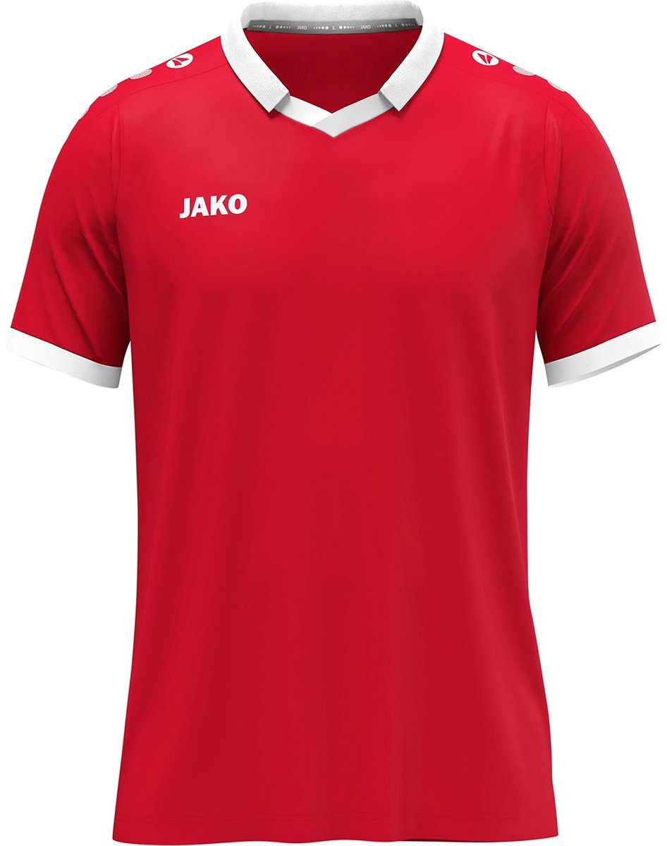 Jako Glory Shirt Korte Mouw Heren - Rood / Wit | Maat: XXL