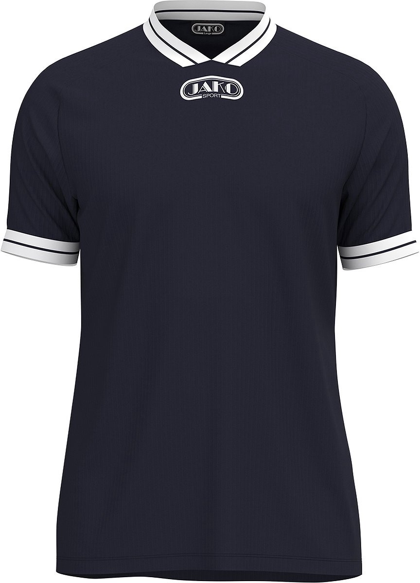 Jako Retro Shirt Korte Mouw Kinderen - Marine | Maat: 164