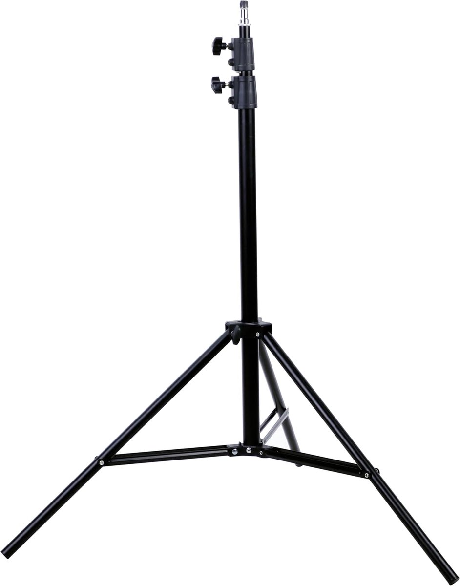 Lichtstandaard - Fotostatief - Studio Verlichting - Aluminium Constructie - 220cm Hoog